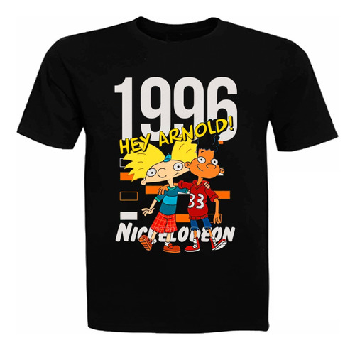 Polera Hey Arnold, 33, Manga Corta Unisex 100%algodón