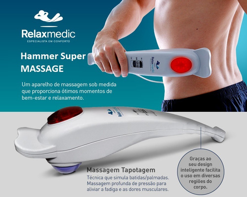 Massageador Eletrico Profissional Hammer 127v - Relaxmedic