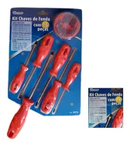 Comprar Kit Chaves De Fenda Philips Jogo Conjunto 16 Peças Boa 10bit
