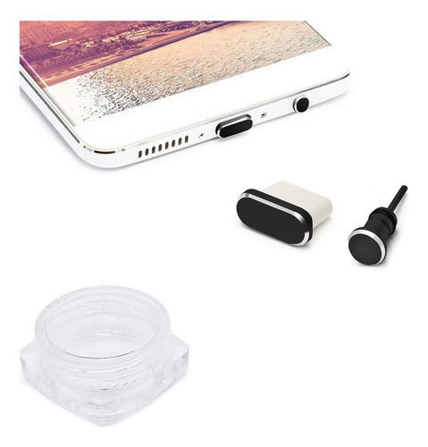 Tapones Antipolvo Celular Protector Dust Plug Tipo C Metal