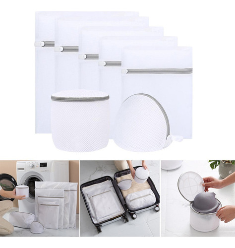 Ropa Delicada Bolsa Lavadora Ropa Interior 7 Piezas