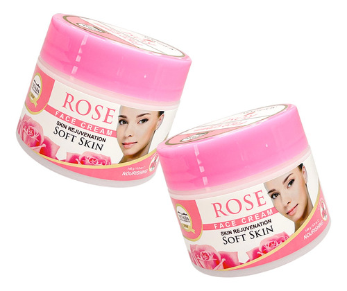 2 Crema Facial Extracto De Rosa 140g - Nevada