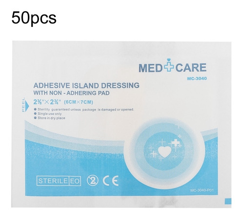 Imagen 2 de 10 de 50 Parches Impermeables Transpirables Para Heridas.