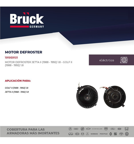 Motor Ventilador Calefaccion Jetta 91 2.0 16v 191959101