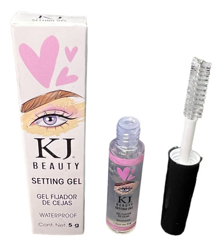 Gel Fijador De Cejas Kj Waterproof Beauty Gel Transparente