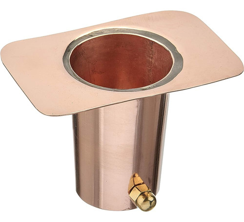 Buenas Direcciones 495p Pure Copper Gutter Clip Funnel Rain 