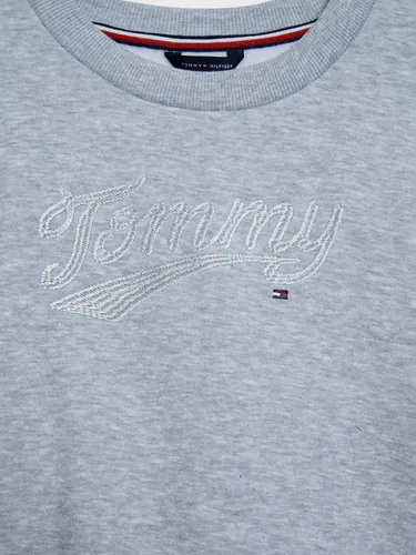 Polerón Con Mangas Aglobadas Gris Tommy Hilfiger