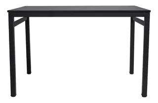 Mesa de Comedor de Estilo Moderno, Color Negro Rectangular 120*70cm HOMEMAKE FURNITURE