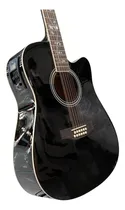 Comprar Guitarra Electroacústica Mccartney 12 Cuerdas Negra Docerola Color Negro Material Del Diapasón Otros Orientación De La Mano Diestro