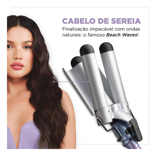 Modelador de Cachos Triondas By Juliette Mondial 180W Bivolt MCT-JU-03