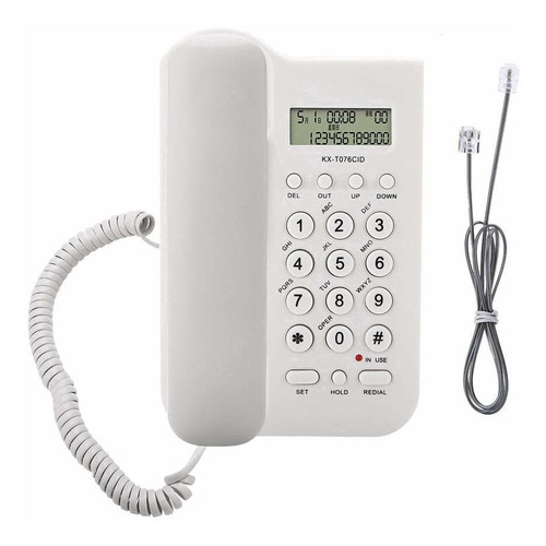 Teléfono De Oficina Kxt076 Teléfono Cable Teléfono D...