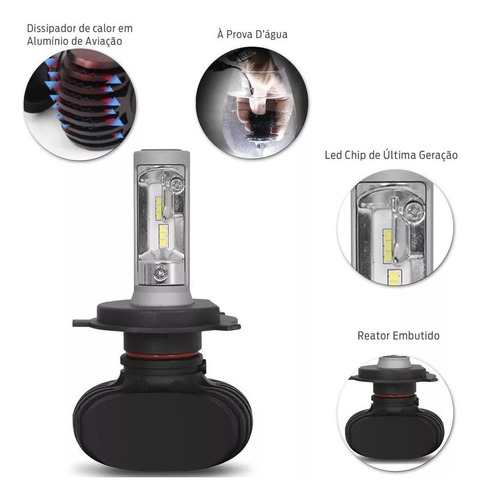 Imagem 4 de 5 de Kit Ultra Led Frontier 2012 2013 2014 Farol E Milha 6000k