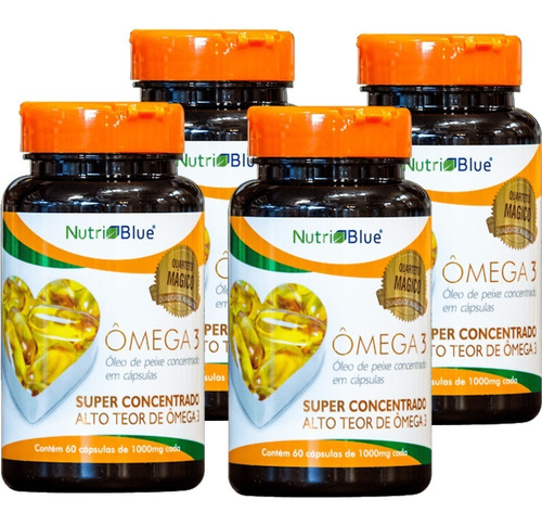 4 Omega3 - Omega 3 Nutriblue - Nutri Blue Super Concentrado