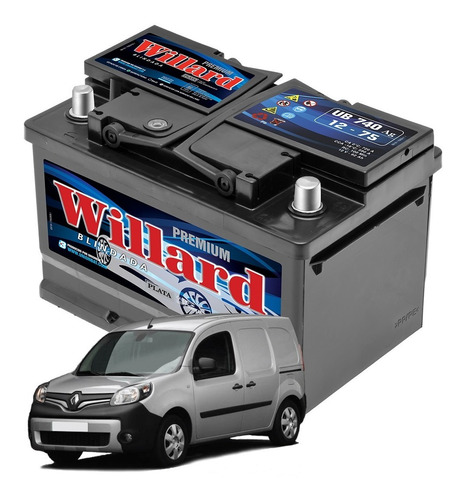 Bateria Willard Unionbat 740 12x75 Instalación Gratis