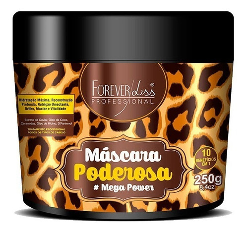 Forever Liss Máscara Poderosa 10 Em 1 Mega Power 250g