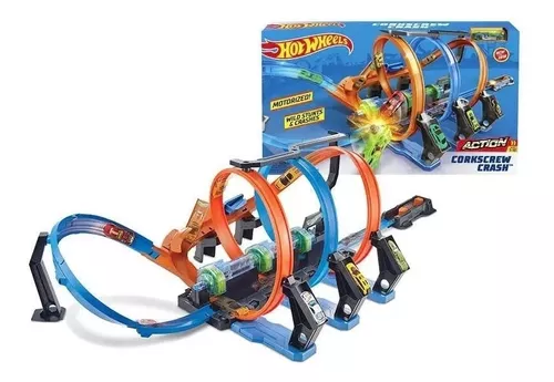 Pista Hot Wheels Espiral De Batidas - Corkscrew - Mattel