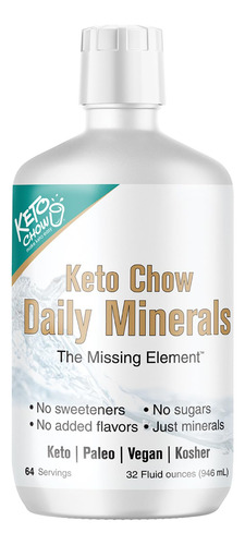 Keto Chow - Gotas Diarias De Minerales - Promueve El Equilib