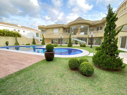 Belíssima Mansão Cinematográfica À Venda No Residencial Tamboré 3 - 1632 - 67735332