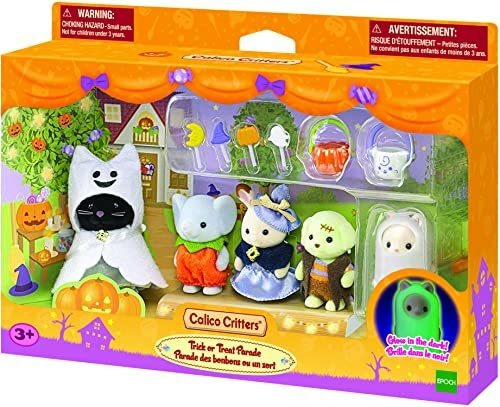 Calico Critters Trick Or Treat Parade, Juego De Halloween