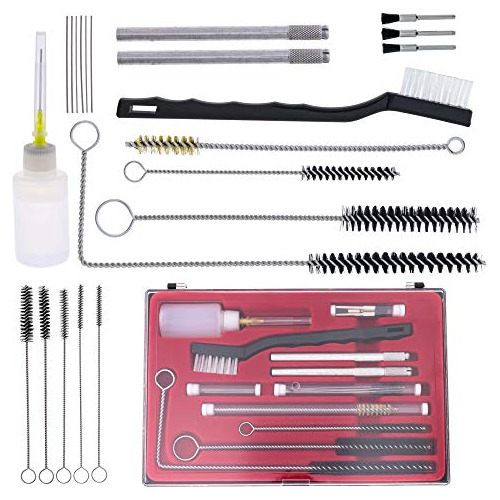 Professional 23 Piece Spray Gun Cleaning Kit With Case,...