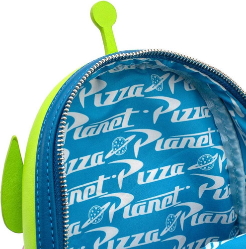 Mini Mochila Loungefly Disney Toy Story Alien Pizza Planet