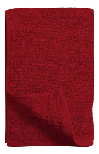Toalla Para Manos De Algodon 16x28 Pulgadas Color Rojo 6 Pz