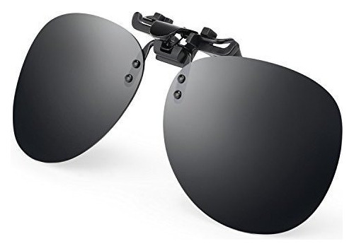 Costyle Black Grey Retro Polarized Clip En Flip Up Gafas De