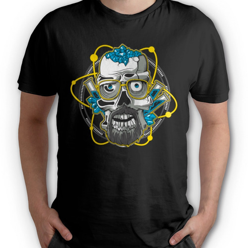 Polera Breaking Bad Heisenberg Calavera 100% Algodón 