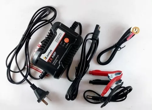 Cargador/mantenedor de batería completamente automático de 12 V 5000 mA  para automóviles, motocicletas, vehículos todo