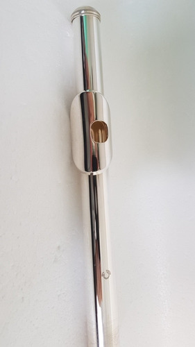 Flauta Muramatso Standart, Profissional, Prata, Ouro Branco.