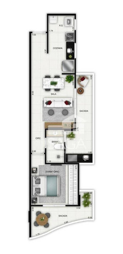 Imagem 30 de 30 de Financiamento Direto! Apartamento Com 1 Dormitório À Venda, 53 M² Por R$ 298.928 - Vila Guilhermina - Praia Grande/sp - Ap3720
