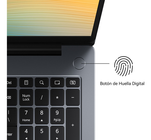 Laptop Huawei Matebook D 16 I5-12th 8gb + 512gb Win11 Gris Gris