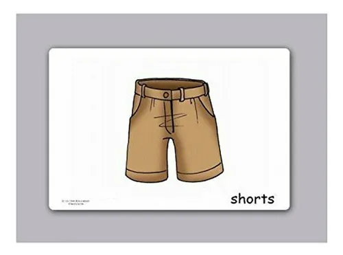 Tarjeta Didactica - Clothes Flashcards In French Language -