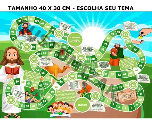 Jogo de Tabuleiro Personalizado - Dia das Crianças