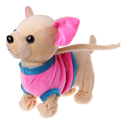 Eletrônico Pet Robot Dog Zipper Andando Canto