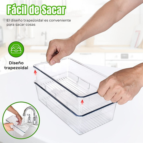 Organizador De Cocina Plástico, 5 Contenedores
