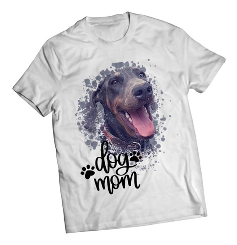 Playera Personalizada Con Foto De Tu Perrito Dog Mom Mascota