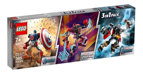 Lego Avengers 3 En 1 Capitán América Spiderman Thor Febo