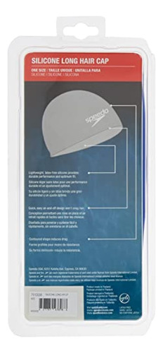 Gorro De Natación Speedo De Silicona Para Pelo Largo