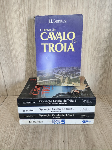 Coleção Operação Cavalo De Tróia - 5 Volumes Raridade 01