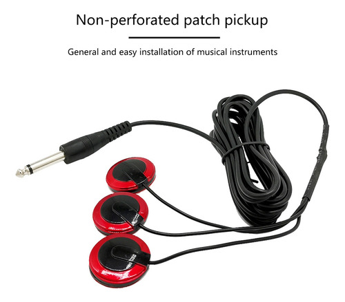 (r) Captador De Microfone Autoadesivo Para Banjo De Violino