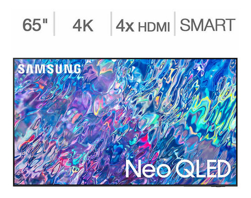 Smart Tv Samsung 65'' 4k Qled Qn65qn85bdfxza + Soporte (Reacondicionado)