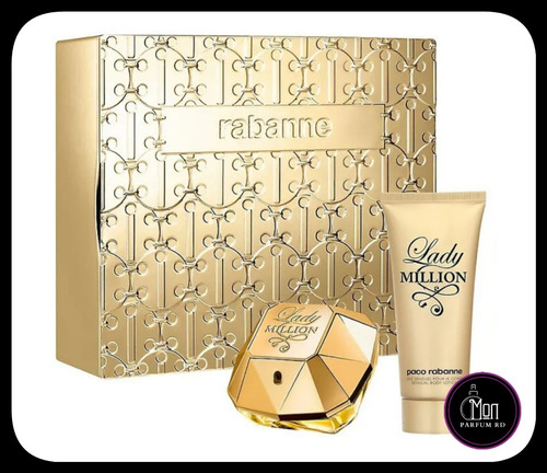 Perfume Lady Million By Paco Rabanne. Estuche De 2 Piezas