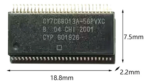 4 Recambios Cy7c68013a-56pvxc Del Pedazo I2c Usb Usart Del