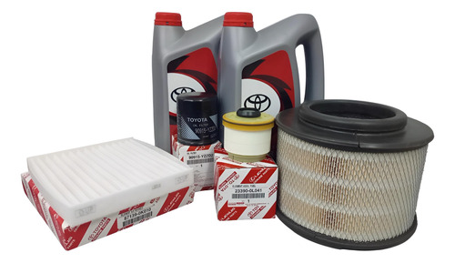 Kit Filtros Toyota Hilux Sw4 2005 A 2015 + Aceite Original