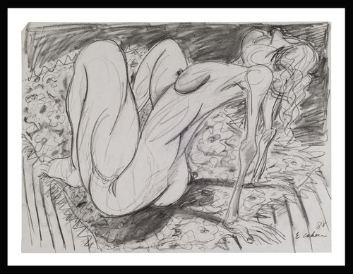 Eduardo Cohen - Obra De  Arte En Carboncillo 392045761238