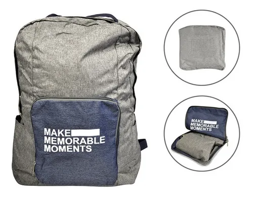 Mochila plegable make memorable moments hotsell