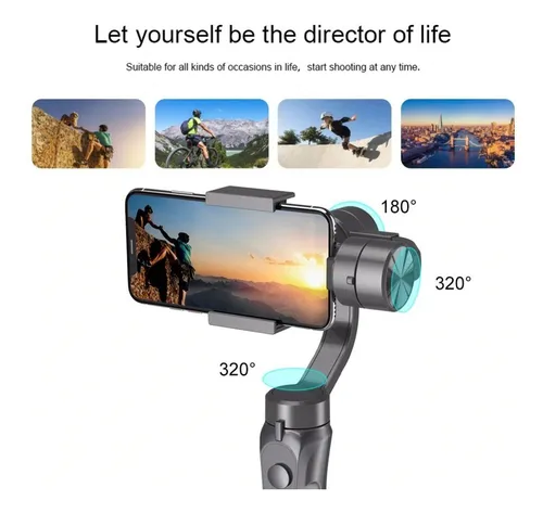 Estabilizador Gimbal Steadycam P/celular 3 Axis H4 Original