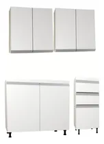 Comprar Combo Bajo Mesada + Alacenas 140cms Armado Modulos Cocina