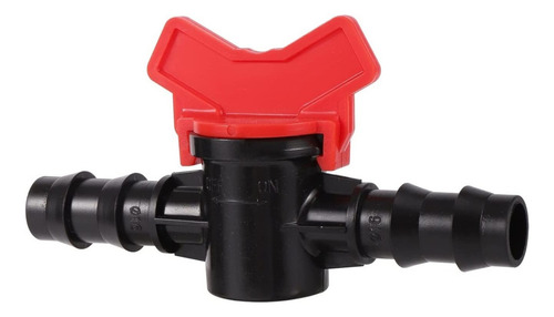 Válvula Esférica Plástica 16mm Conector Espiga Riego X 5un
